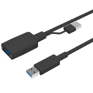USB3.2 Active Optical Extension Cable-type A Male to Female Y Cable Power Supply thumbnail-1