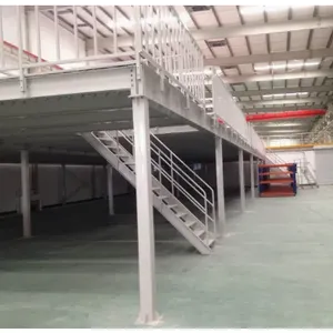Steel Mezzanine Structures With Load Capacity Over 1500kg per Square Meter for Industrial thumbnail-2