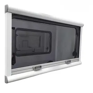 MAYGOOD Factory Supply MG20RW ECE Certificated Flat Radius Corner RV Caravan Trailer Acrylic Glass Window thumbnail-5