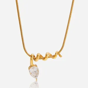 Quick Sampling Available Stainless Steel Necklace 18K Gold PVD Coated thumbnail-5