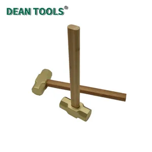 Corrosion Resistant Non-Sparking Wooden Handle Octagonal Hammer thumbnail-4