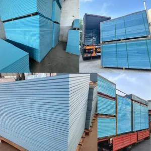 Blue XPS Foam Core Tile Backer Board Cement Surface Waterproof Panel for Bathroom Shower Wall Remodeling Construction thumbnail-5