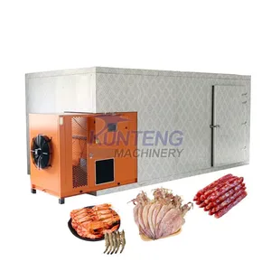 Automatic Food Dryer Machine to Smoke Fish and Meat With Wood Fish Drying Equipment Seafood Dryer EPC thumbnail-1
