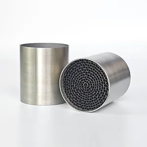 New High-Performance Pt Pd Rh Motorcycle Muffler Exhaust System With Catalytic Converter for Replacement thumbnail-1