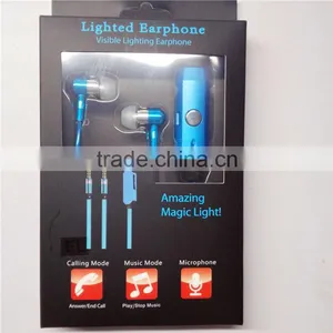 Recharge LED Glow 3.5mm Earphone(Metal-Back) thumbnail-1