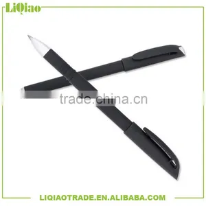 Black Business Bullet Gel Ink Pen With Frosted Penholder and Customized Logo Supplier's Choice thumbnail-1