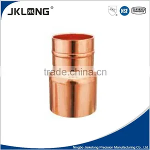 Solder Ring UPC NSF End Feed Fitting Copper Fitting Reducing Coupling With Stop CxC thumbnail-1