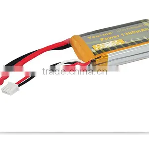 1300mAh 7.4V 25C Lipo Battery for RC Toys thumbnail-6