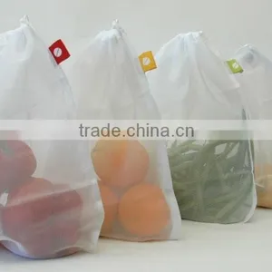 Set of 5 Reusable Produce Drawstring Shopping Bags thumbnail-3