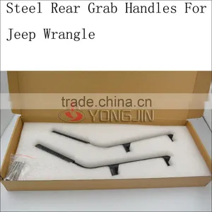 Factory With Low Price Stainless Steel Rear Grab Handles for Jeep Wrangler JK thumbnail-3