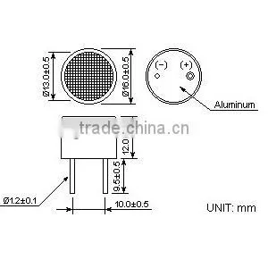 High Quality Open Structure Ultrasonic Sensor NU23C16T/R-1 thumbnail-2