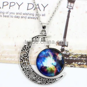 Factory Wholesale Sky Moon Time Necklace Star Cross Jewelry Quality Choice thumbnail-5