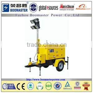 CE Approved 6.5Kw Diesel Generator Mobile Light Tower thumbnail-1