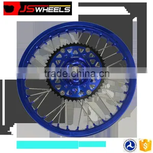 China YZ 450 F YZ250 Alloy Blue Color Motorcycle Spoke Wheel thumbnail-1