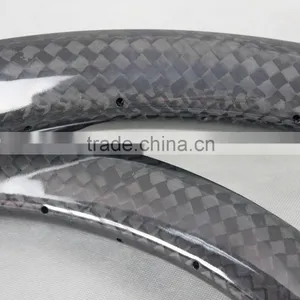 2015 New Carbon Fatbike Rims 12K/UD 65mm Fat Bike Rim 26er Tubeless Carbon Fat Bikes Rimset FW65 thumbnail-6