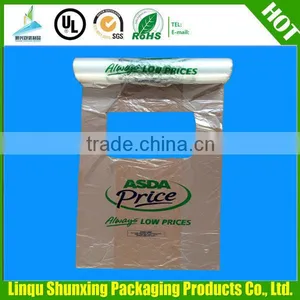 2015 Hot Sell Degradable T-shirt Bags thumbnail-3