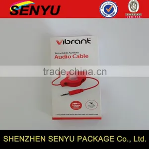 Paper Box Manufacturer Custom Design Cardboard Box for Audio Cables thumbnail-1