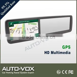 Rearview Mirror Car Monitor Gps With DVR, FM Transmission thumbnail-3