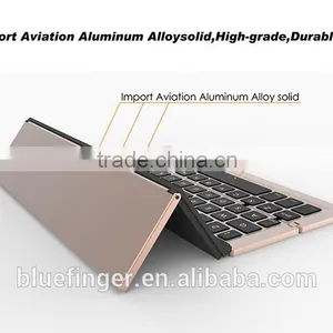 Folable Universal Bluetooth Keyboard for Windows/Android/IOStablets and Smart Phones With Stand thumbnail-3
