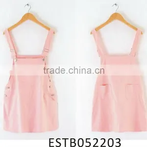 Ladies Cotton Sweet Suspender Skirt thumbnail-1