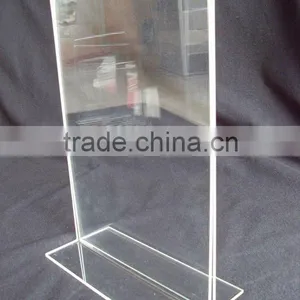 Transparent Acrylic Menu Holder for Restaurant and Hotel thumbnail-1