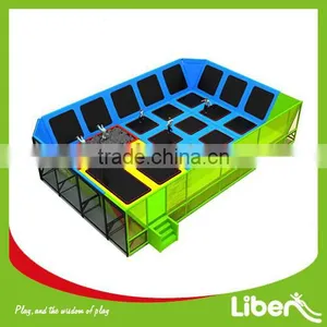 China Professional Manufacturer Trampoline With Foam Pit and Dodge Ball, Gymnastic Trampoline Cloth for Sal (5.LE.T8.409.132.00) thumbnail-2