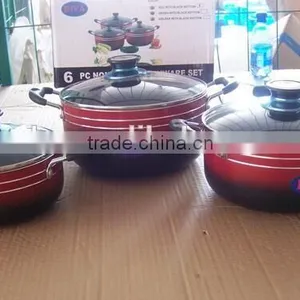 Unique Design Aluminum Nonstick Induction Cookware Sets Casseroel Set Buy as Seen on tv With Lid thumbnail-1