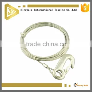 Crane Lifting US Type Alloy Forged Eye Hook With Latch thumbnail-2