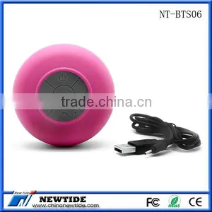 IPX4 Shower Bluetooth Speaker Mini Waterproof Bluetooth Shower Speaker thumbnail-1