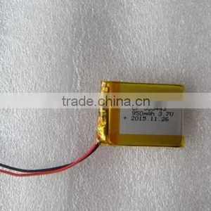 Rechargeable Lithium Polymer Battery 553443 950mAh 3.7V With PCM thumbnail-1