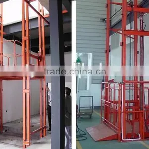 Vertical Guide Rail Hydraulic Cargo Lift With CE thumbnail-6
