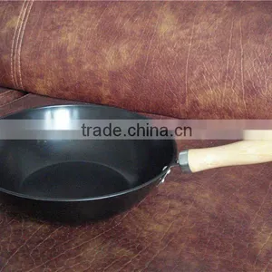 Cheap Non-stick Carbon Steel 28cm Frypan Wok Frying Pan thumbnail-1