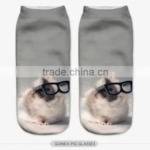 Red Hot Ankle Socks Soenjoy Cock High Quality 3d Full Print Colorful Ankle Socks Sports Unisex Custom Hot Sale Stretch Spandex thumbnail-2