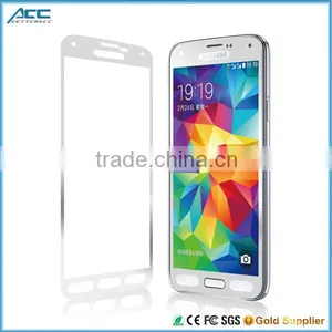 2015 Hot New Products,hight Quality 9H Hardness 2.5D Round Edge Color Tempered Glass Screen Protector for Samsung S4 S5 thumbnail-5