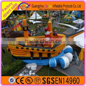 Commercial Used Inflatable Pirate Ship, Pirate Ship Playground With Prices thumbnail-1