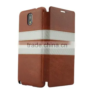 Smart Cover Oil-waxed Leather Case for Samsung Galaxy Note 3 thumbnail-3