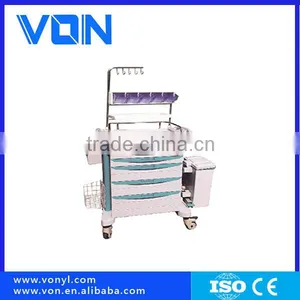 FCA-04 Medical Trolley&nursing Cart&medical Cabinet,Hospital Cart ABS BodyTrolley,Nursing Station Carts Cabinet thumbnail-1