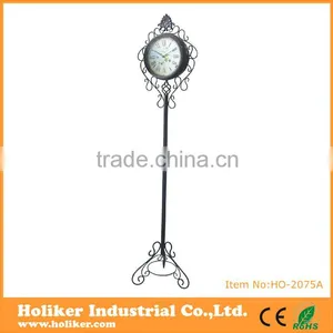 Double Faces Floor Stand up Clock for Home Decor thumbnail-2
