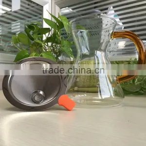400ml Borosicicate Glass Manual Drip Coffee Maker,pour Over Coffee Maker thumbnail-3