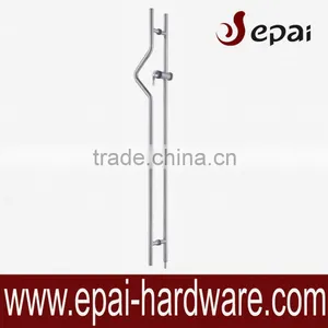 Sliding Door Lock in Stainless Steel for Glass thumbnail-1