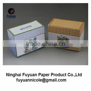 Various Customized Antique Cardboard Recipe Box With Index Card Quality Choice thumbnail-1