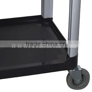Winco 3 Tier Black Utility Cart thumbnail-3