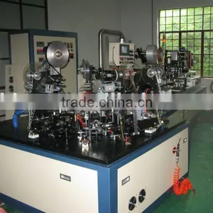 QY-120IV High Speed Automatic Wine Cap Seal Making Machine thumbnail-1