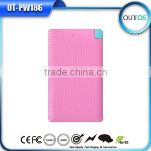 CE,ROHS Approved 4000mah Lithium Polymer Battery Good Pack Ultra Thin Credit Card Power Bank thumbnail-1