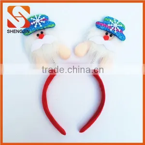 SJ-6759 New Cheap Sring Santa Design Christmas Headband Supplier thumbnail-4