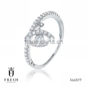 Fashion 925 Sterling Silver Ring - 166819 , Wholesale Silver Jewellery, Silver Jewellery Manufacturer, CZ Cubic Zircon AAA thumbnail-1