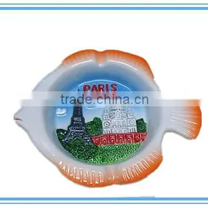 Ceramic Souvenir Handpainting Square Plate thumbnail-3