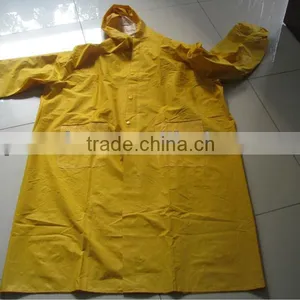 Waterproof Adult Pvc/polyester Long Raincoat thumbnail-1