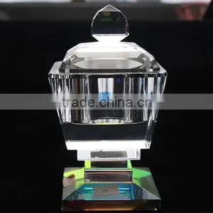2014 New Products Crystal Sugar Bowl With Lid Table Decoration thumbnail-2
