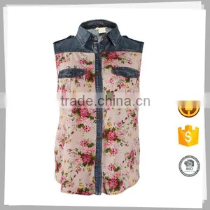 Clothing Supplier High Quality Custom Fashion Casual Blouse for Fat Woman thumbnail-1